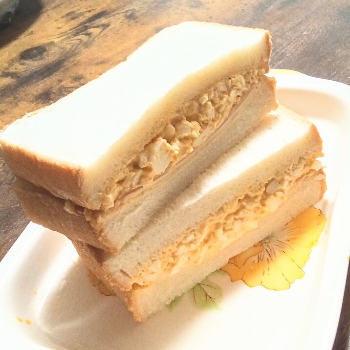 タマゴサンド〜ハム&チーズ入り〜
